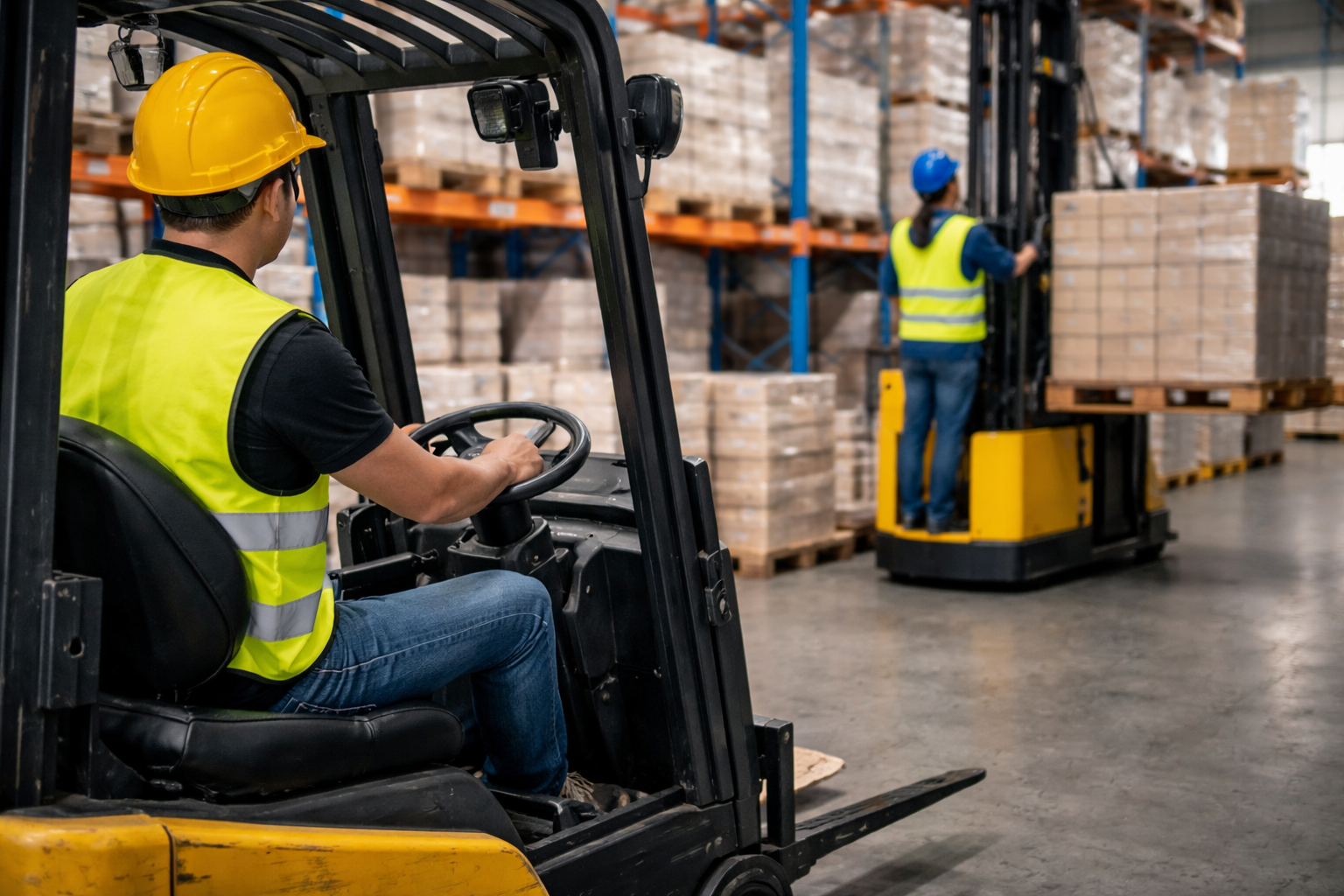 Experienced forklift & reach truck operator