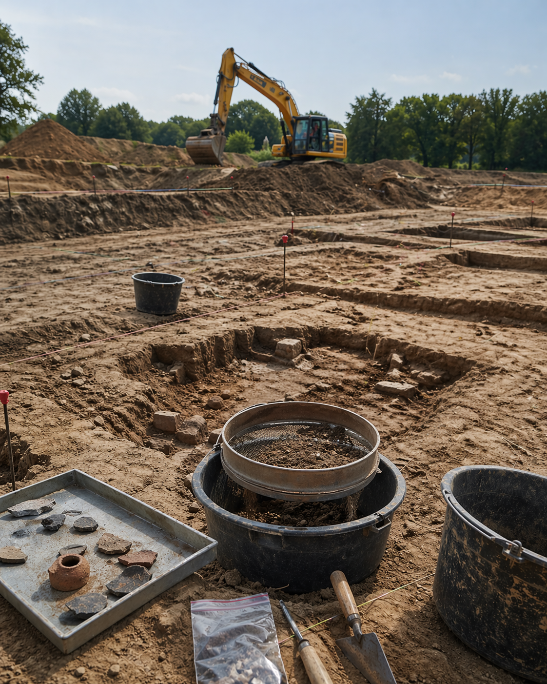 Archeological employee