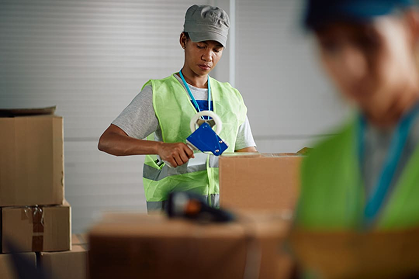Forklift driver